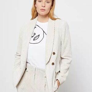 Zara Cream Corduroy Suit